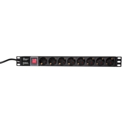 Steckdosenleiste 19" 8x LogiLink bl